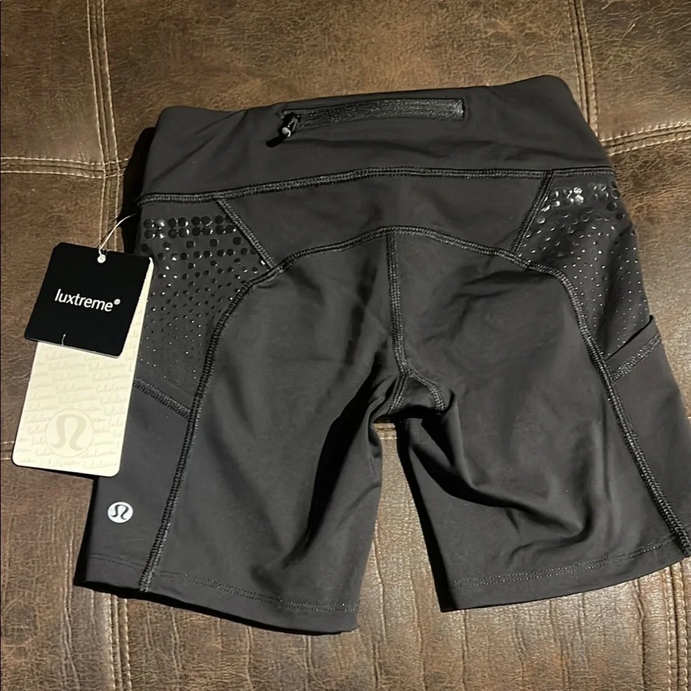 Lululemon Athletica Black Bike Shorts with Stretchy Fit